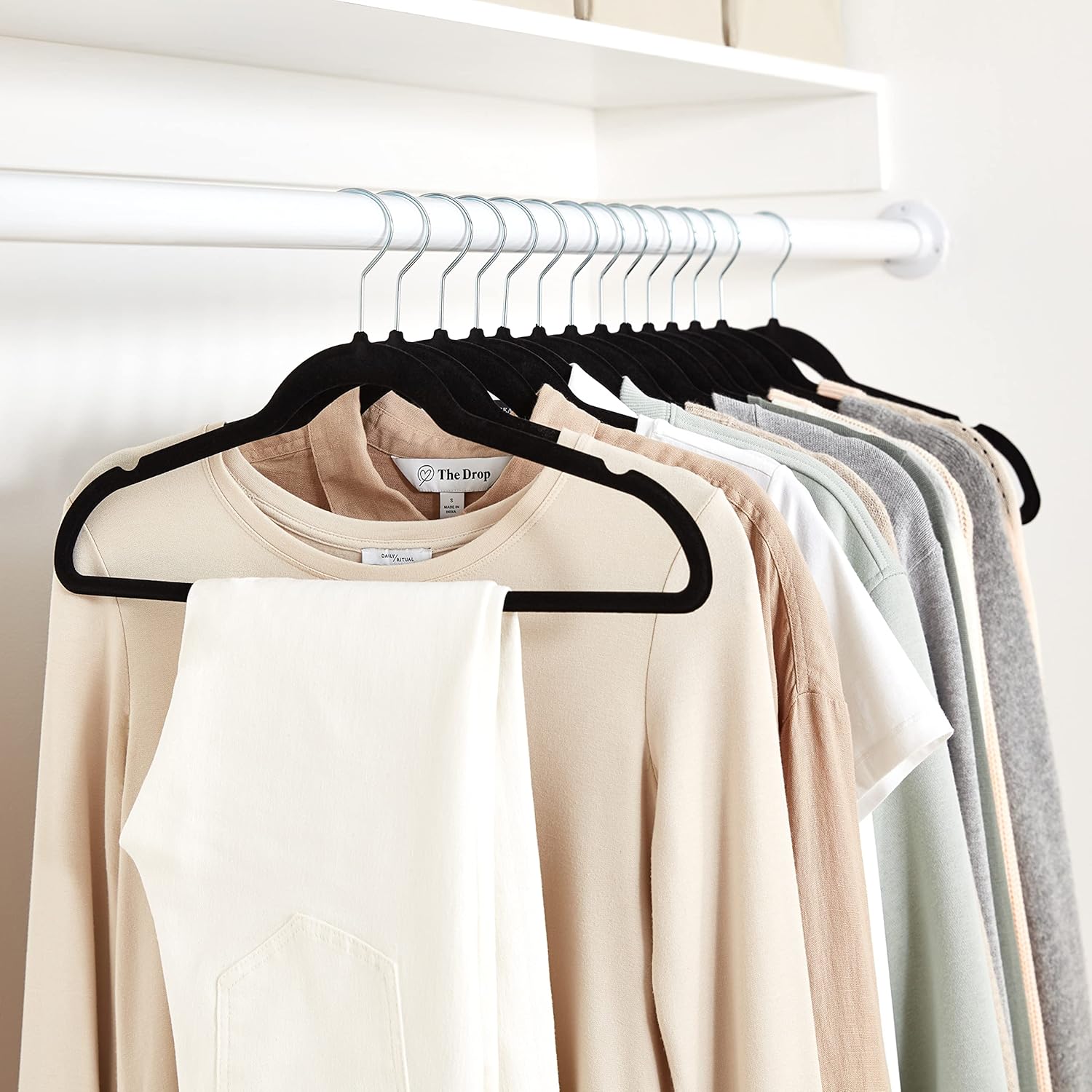 Non-Slip Suit Clothes Hangers, Pack of 50