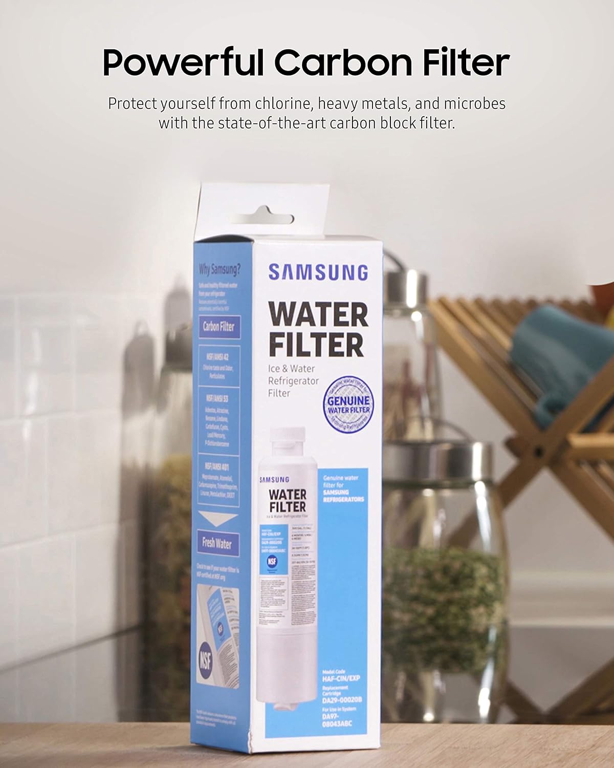 SAMSUNG Genuine Filter for Refrigerator Water and Ice